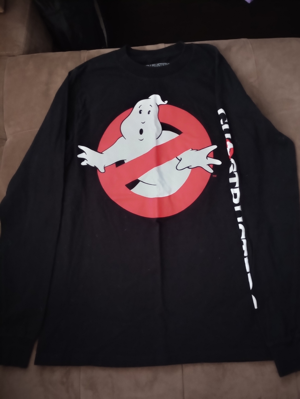 Adult - Black Ghostbusters Long Sleeve
